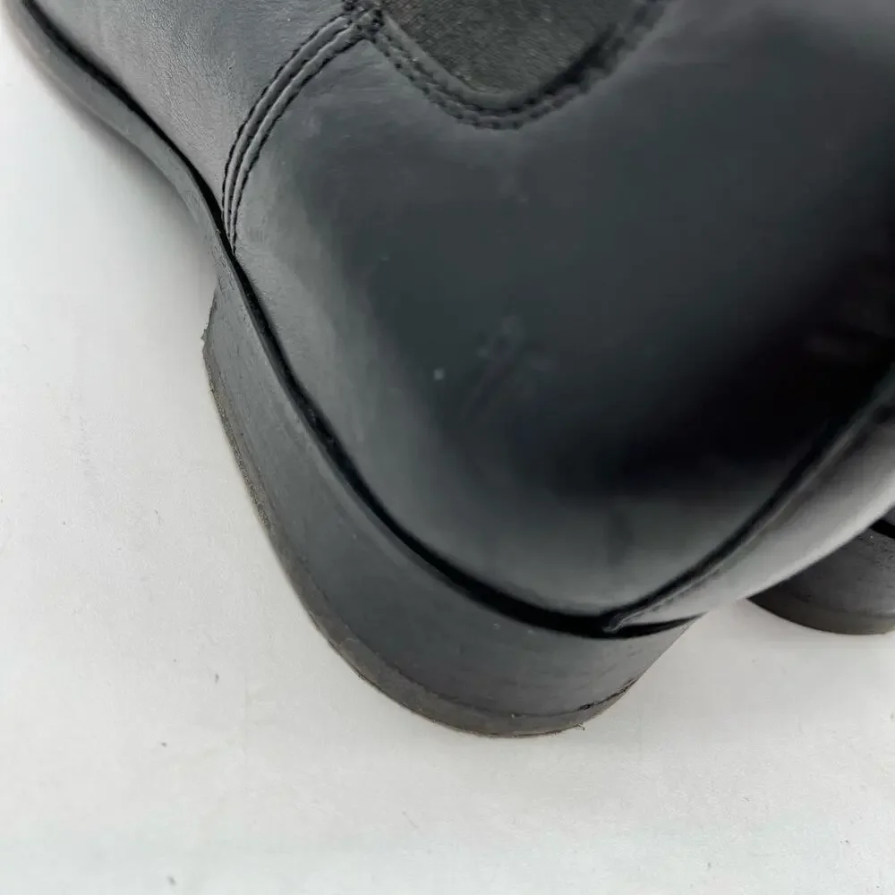Frye Boots Womens 10 Black Chelsea Bootie Pull On